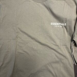 Fear of God Essentials Sea Foam Green Tee. (1 size oversized)